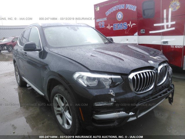 5UXTR7C52KLF28466 - 2019 BMW X3 SDRIVE30I BLACK photo 1