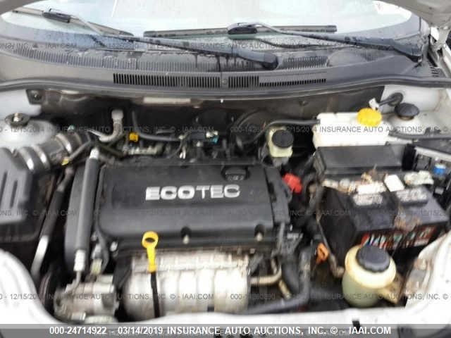 KL1TD56E59B603181 - 2009 CHEVROLET AVEO LS/LT Արծաթագույն լուսանկար 10