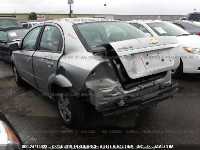 KL1TD56E59B603181 - 2009 CHEVROLET AVEO LS/LT Արծաթագույն լուսանկար 3