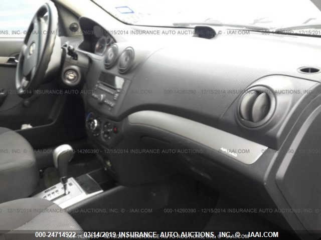 KL1TD56E59B603181 - 2009 CHEVROLET AVEO LS/LT Արծաթագույն լուսանկար 5