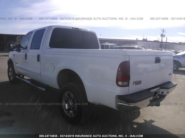 1FTSW31F82ED41535 - 2002 FORD F350 SRW SUPER DUTY WHITE photo 3