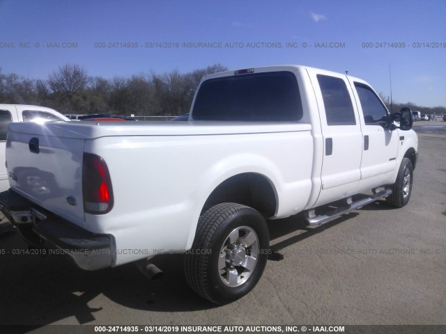 1FTSW31F82ED41535 - 2002 FORD F350 SRW SUPER DUTY WHITE photo 4