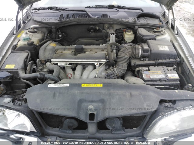 YV1LS61J1Y2656428 - 2000 VOLVO S70 SE SILVER photo 10