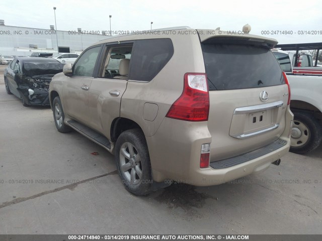 JTJBM7FX6B5029368 - 2011 LEXUS GX GOLD photo 3