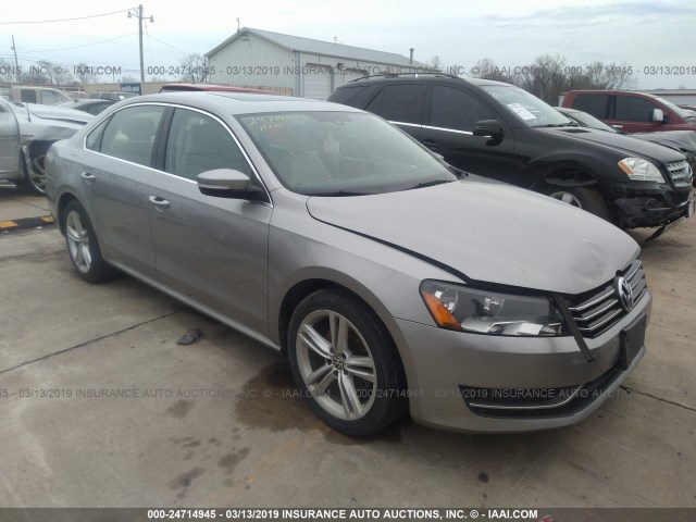 1VWBT7A31EC057926 - 2014 VOLKSWAGEN PASSAT SE GRAY photo 1