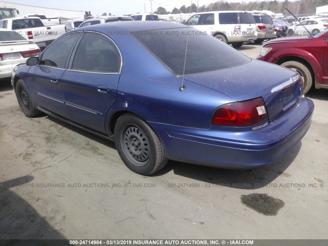 1MEHM55SX3A622990 - 2003 MERCURY SABLE LS PREMIUM BLUE photo 3