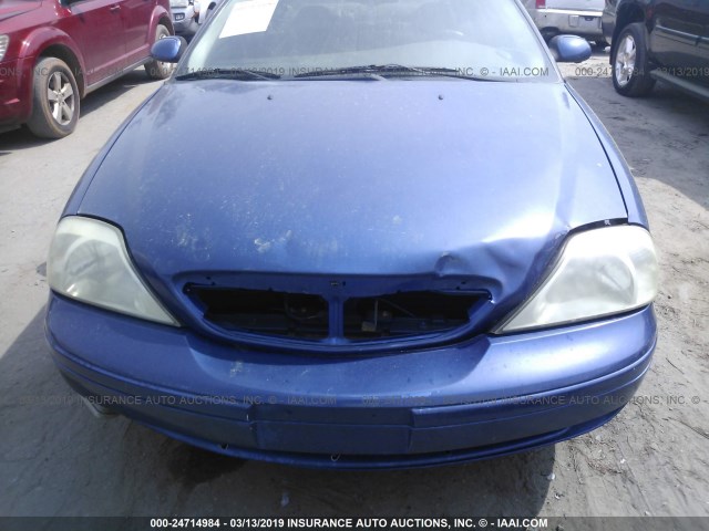 1MEHM55SX3A622990 - 2003 MERCURY SABLE LS PREMIUM BLUE photo 6