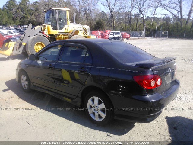 1NXBR32E07Z879474 - 2007 TOYOTA COROLLA CE/LE/S BLACK photo 3