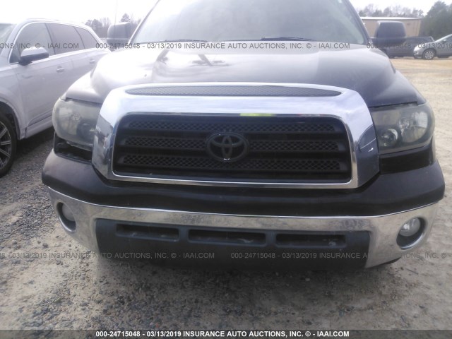 5TBBV54117S451495 - 2007 TOYOTA TUNDRA DOUBLE CAB SR5 BLACK photo 6