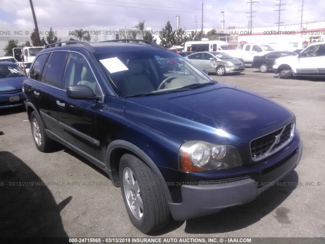 YV1CY59H141101683 - 2004 VOLVO XC90 BLUE photo 1