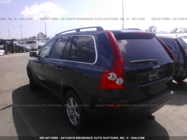 YV1CY59H141101683 - 2004 VOLVO XC90 BLUE photo 3