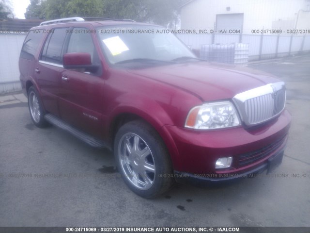 5LMFU27585LJ23748 - 2005 LINCOLN NAVIGATOR RED photo 1