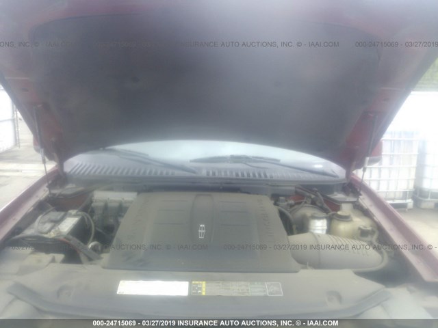 5LMFU27585LJ23748 - 2005 LINCOLN NAVIGATOR RED photo 10