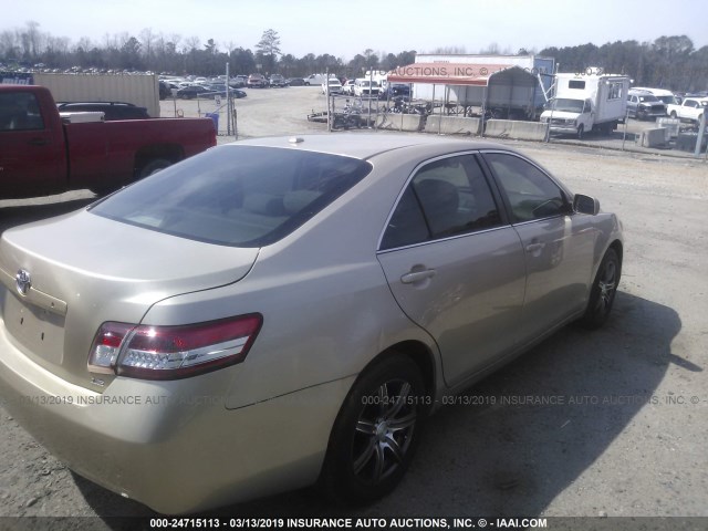 4T4BF3EK9AR006670 - 2010 TOYOTA CAMRY SE/LE/XLE 金色 照片 4
