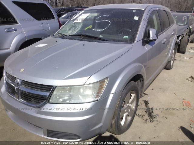 3D4GG57V39T199640 - 2009 DODGE JOURNEY SXT SILVER photo 2