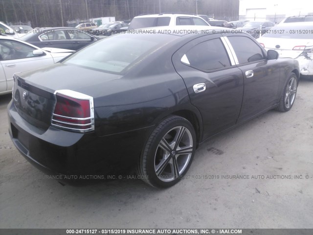 2B3KA43R97H717267 - 2007 DODGE CHARGER SE/SXT BLACK photo 4