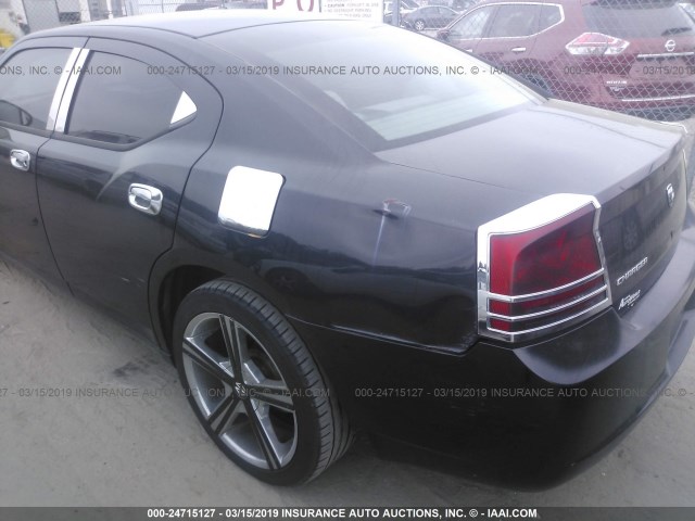 2B3KA43R97H717267 - 2007 DODGE CHARGER SE/SXT BLACK photo 6