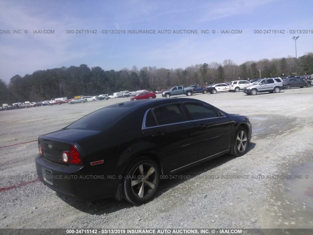 1G1ZJ57B094200528 - 2009 CHEVROLET MALIBU 2LT BLACK photo 4