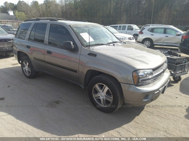 1GNDS13S982105612 - 2008 CHEVROLET TRAILBLAZER LS/LT GRAY photo 1