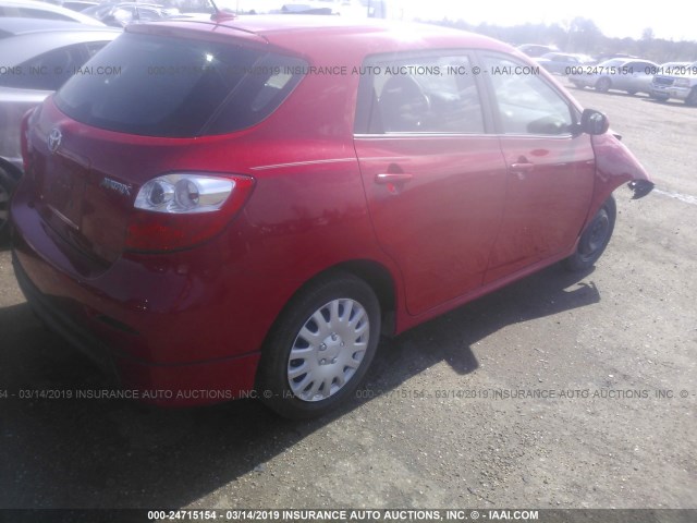 2T1KU4EE5AC344469 - 2010 TOYOTA COROLLA MATRIX  GRAY photo 4