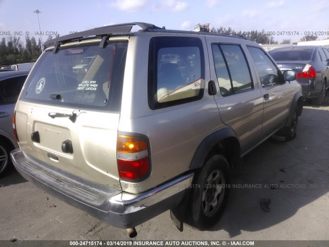 JN8AR05YXXW325520 - 1999 NISSAN PATHFINDER LE/SE/XE BEIGE photo 4