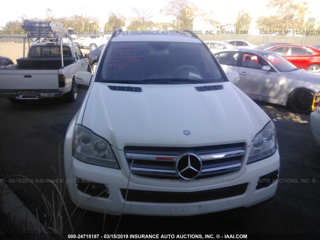 4JGBF71EX7A179366 - 2007 MERCEDES-BENZ GL 450 4MATIC WHITE photo 6