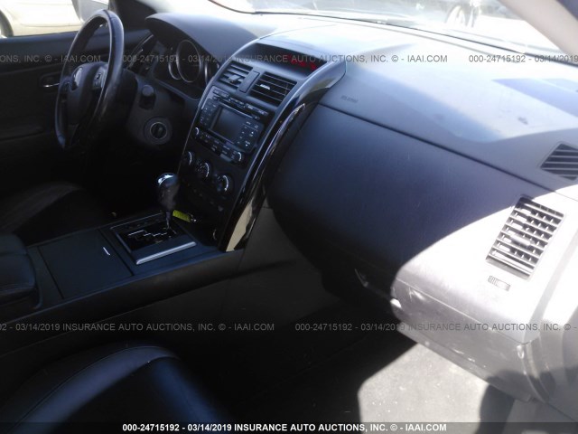 JM3TB2MA8A0207668 - 2010 MAZDA CX-9 SILVER photo 5