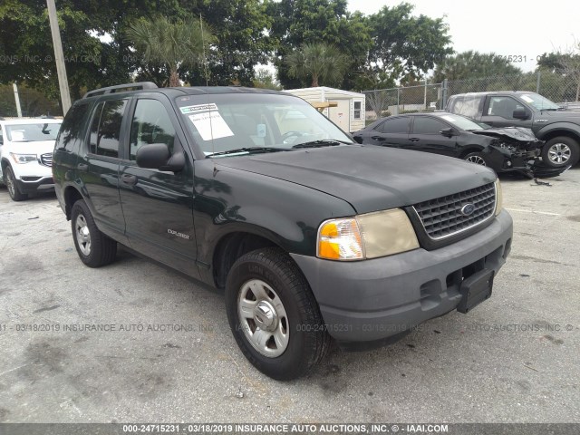 1FMZU62E32ZB47821 - 2002 FORD EXPLORER XLS GREEN photo 1