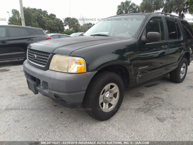 1FMZU62E32ZB47821 - 2002 FORD EXPLORER XLS GREEN photo 6