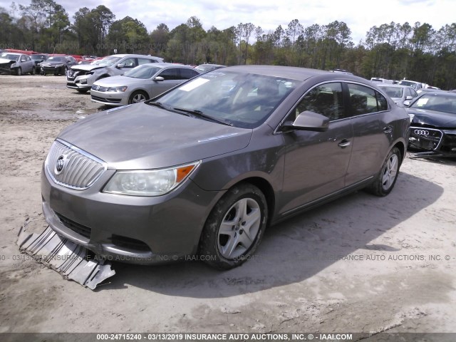 1G4GA5ED0BF250547 - 2011 BUICK LACROSSE CX GOLD photo 2
