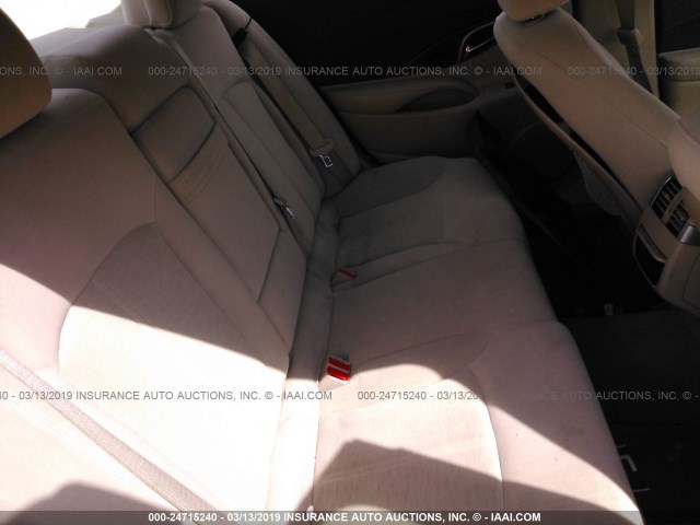 1G4GA5ED0BF250547 - 2011 BUICK LACROSSE CX GOLD photo 8