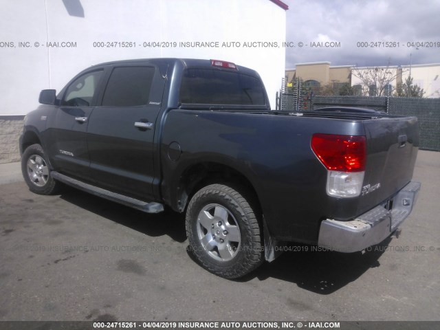 5TFHY5F11AX095718 - 2010 TOYOTA TUNDRA GRAY photo 3