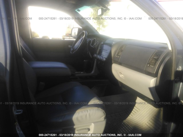 5TFHY5F11AX095718 - 2010 TOYOTA TUNDRA GRAY photo 5