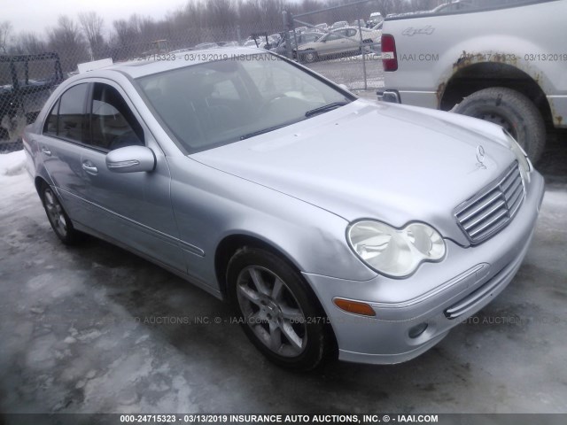 WDBRF92H67F911338 - 2007 MERCEDES-BENZ C 280 4MATIC SILVER photo 1