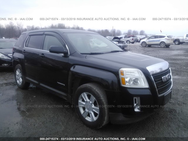 2CTFLREC1B6370218 - 2011 GMC TERRAIN SLE BLACK photo 1