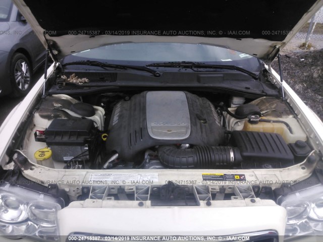 2C3KA63H46H192686 - 2006 CHRYSLER 300C WHITE photo 10