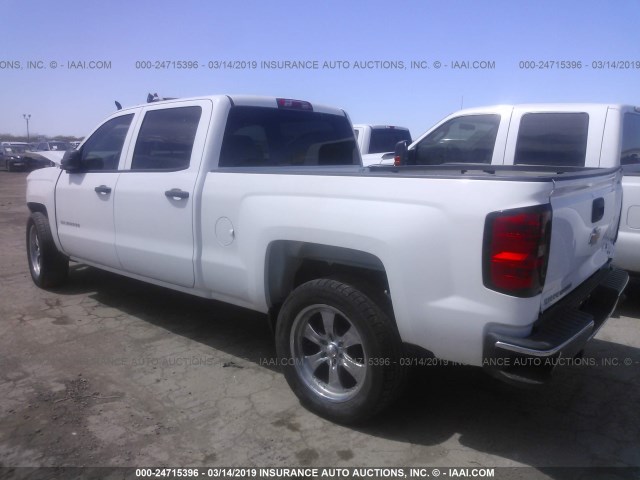 3GCPCPEC0EG108588 - 2014 CHEVROLET SILVERADO C1500 WHITE photo 3