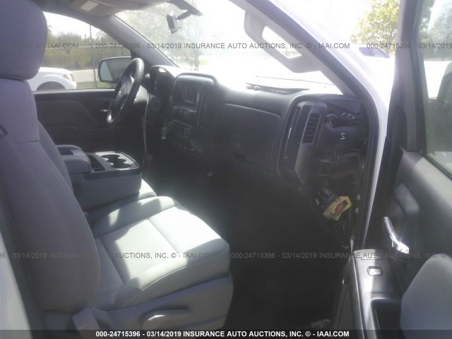 3GCPCPEC0EG108588 - 2014 CHEVROLET SILVERADO C1500 WHITE photo 5