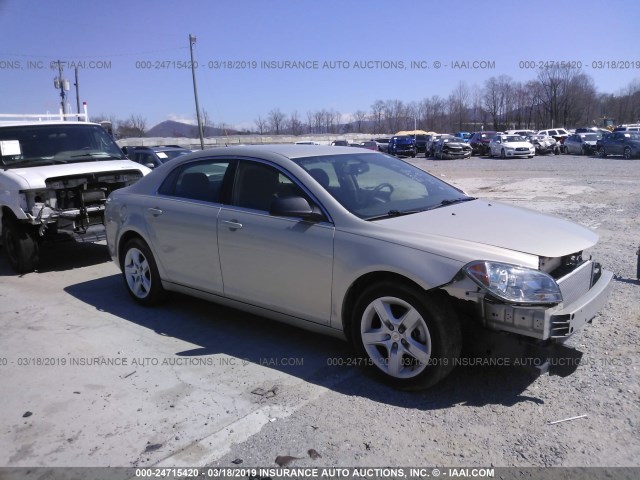 1G1ZB5EBXAF120467 - 2010 CHEVROLET MALIBU LS Pewter photo 1