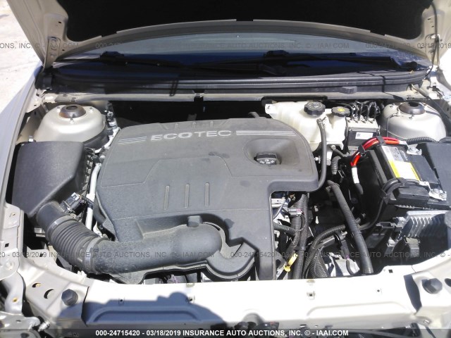 1G1ZB5EBXAF120467 - 2010 CHEVROLET MALIBU LS Pewter photo 10