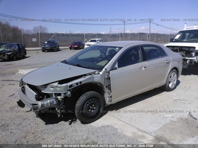 1G1ZB5EBXAF120467 - 2010 CHEVROLET MALIBU LS Pewter photo 2