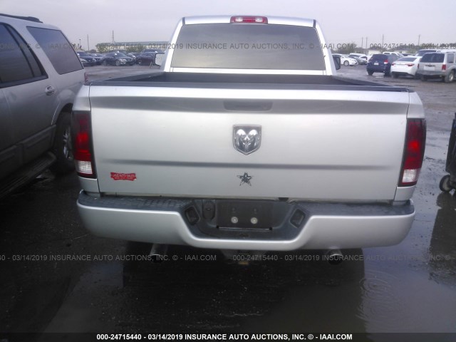 3C6JD6AT1CG124418 - 2012 DODGE RAM 1500 ST SILVER photo 6