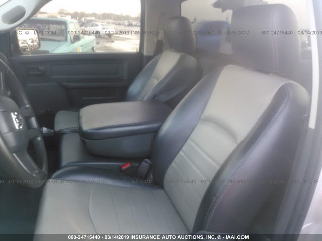 3C6JD6AT1CG124418 - 2012 DODGE RAM 1500 ST SILVER photo 8