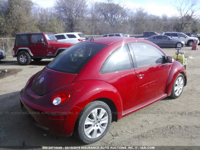 3VWPW31C58M516030 - 2008 VOLKSWAGEN NEW BEETLE S RED photo 4