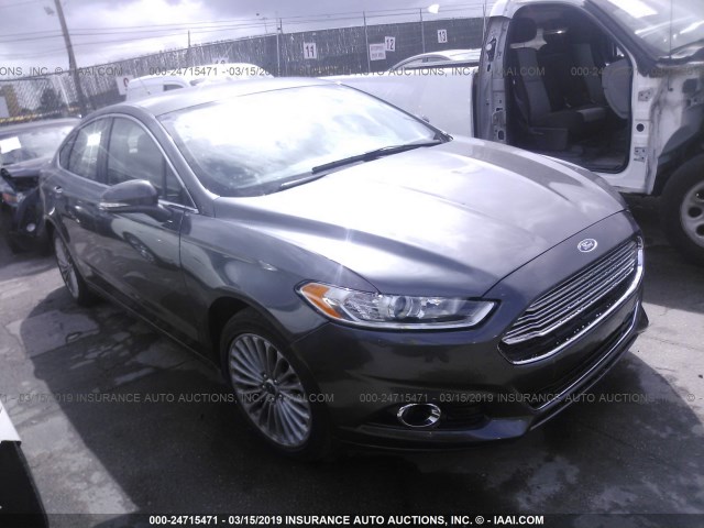 3FA6P0K93GR400961 - 2016 FORD FUSION TITANIUM GRAY photo 1