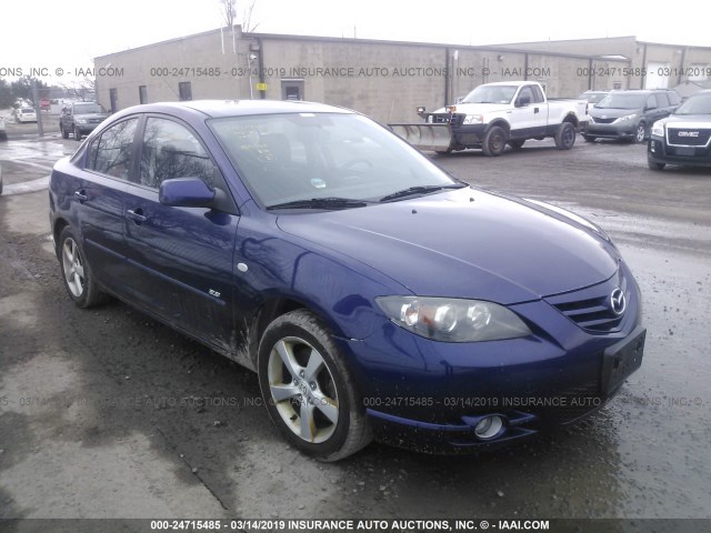 JM1BK324961454187 - 2006 MAZDA 3 S BLUE photo 1