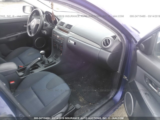 JM1BK324961454187 - 2006 MAZDA 3 S BLUE photo 5