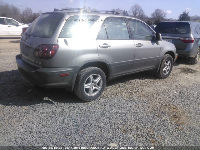 JT6HF10U0Y0164314 - 2000 LEXUS RX 300 Pewter photo 4