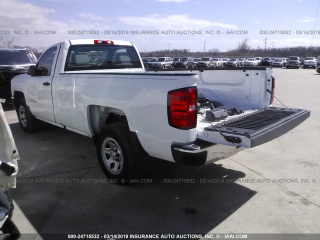 1GCNCNEH8JZ118898 - 2018 CHEVROLET SILVERADO C1500/C1500  LS WHITE photo 3