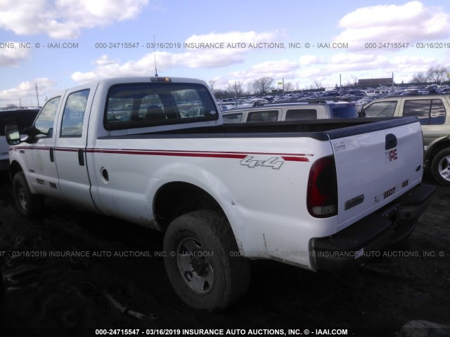 1FTWW31P57EB11615 - 2007 FORD F350 SRW SUPER DUTY WHITE photo 3